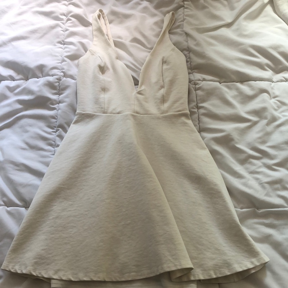 Lulus white skater dress